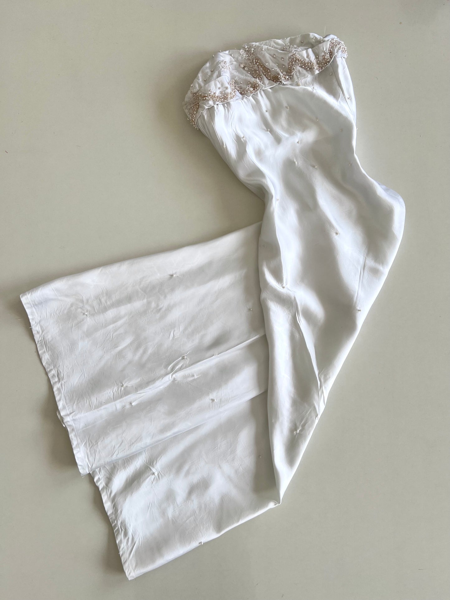 Embroidered Vintage Tube Dress-Bust 32