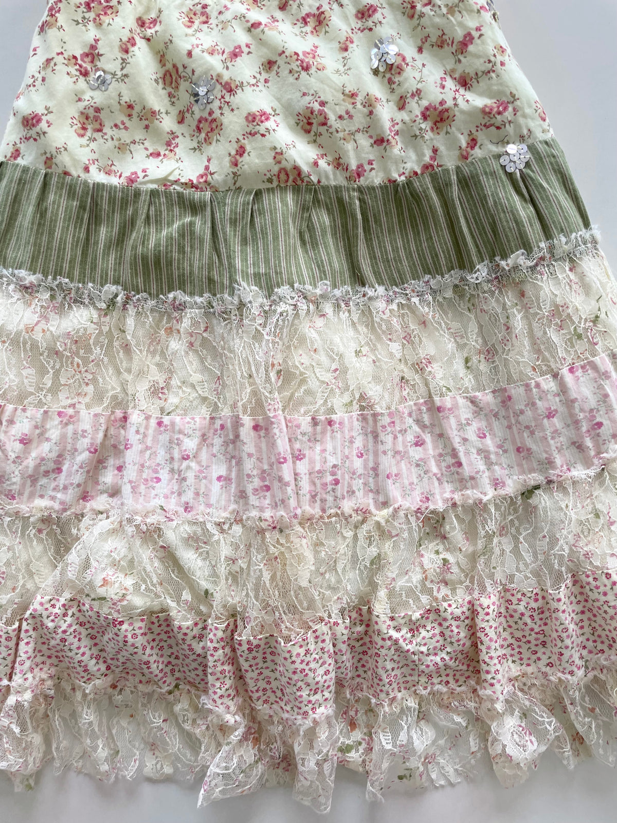 Luna Luz Lacy Vintage Dress-Bust 34 to 36