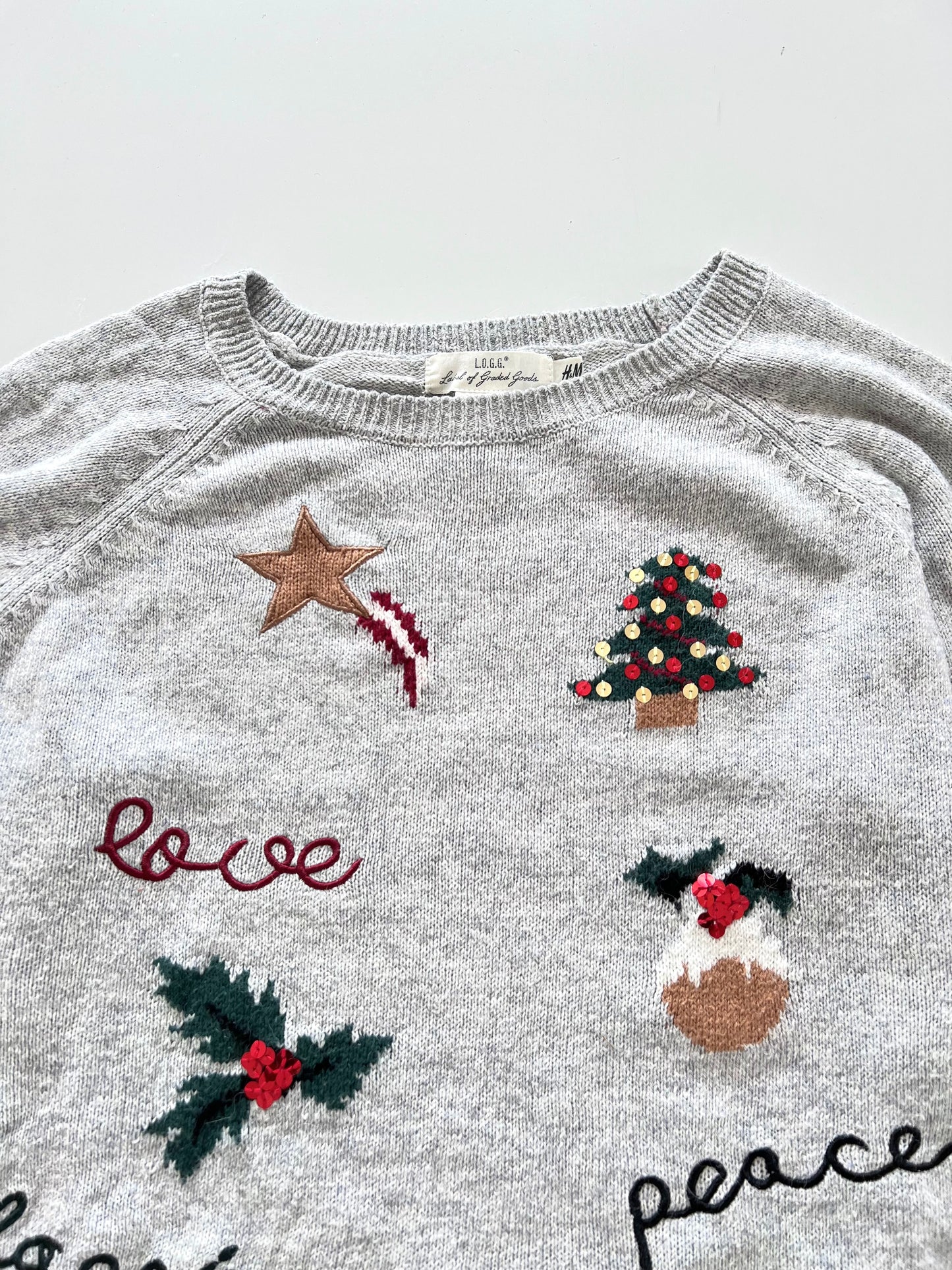 Label Of Graded Goods Christmas Sweater-Bust 44