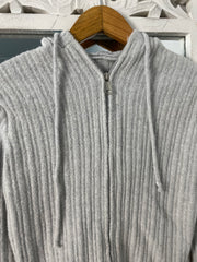 Thick Hooded Zipper Sweater-Bust 30 to 34