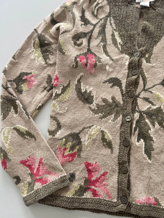 Talbots Embroidered Sweater-Bust 44