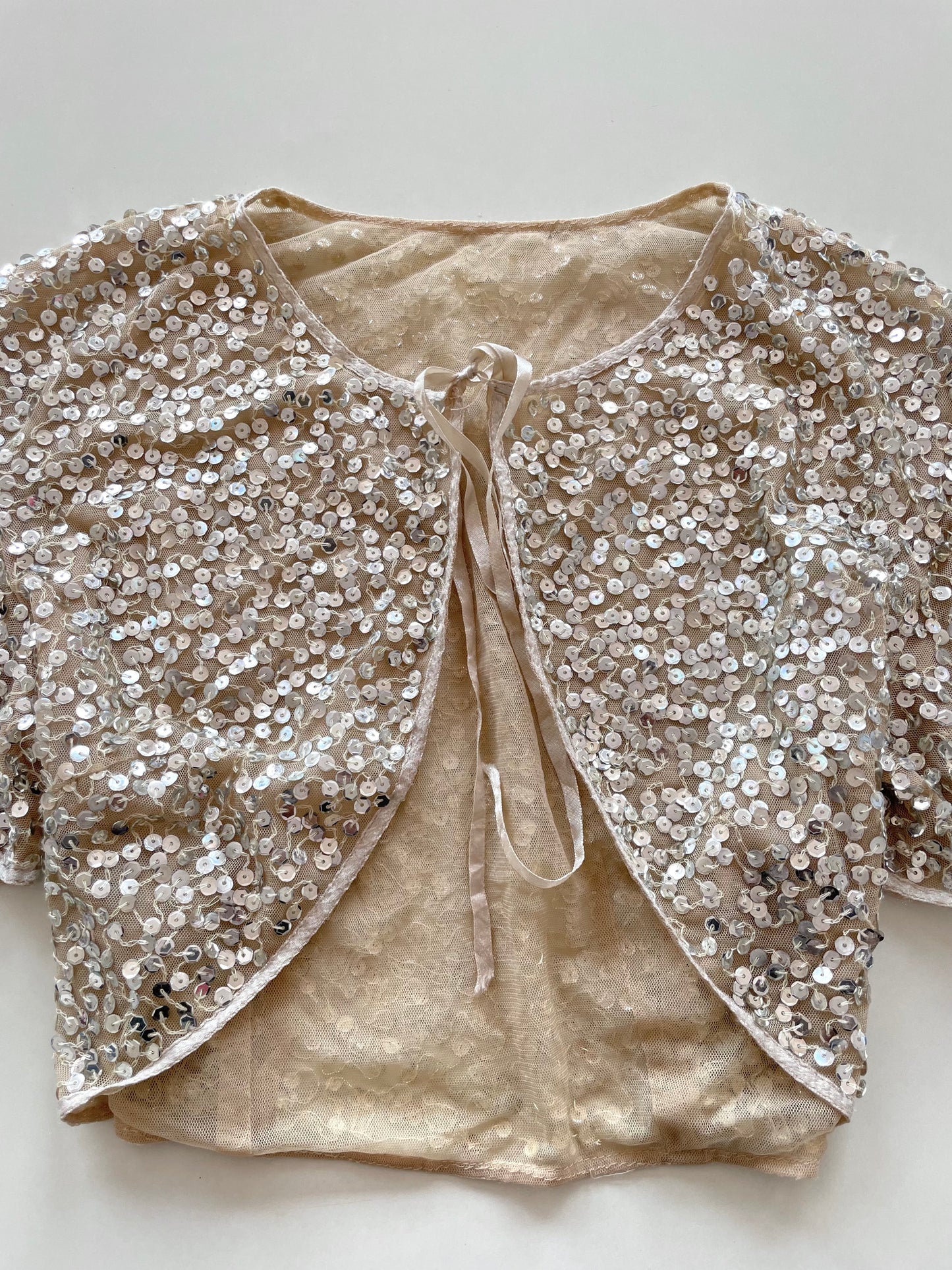 Sequin Shrug-Bust 36