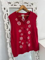 Load image into Gallery viewer, Breckenridge Christmas Sweater Vest-Bust 42
