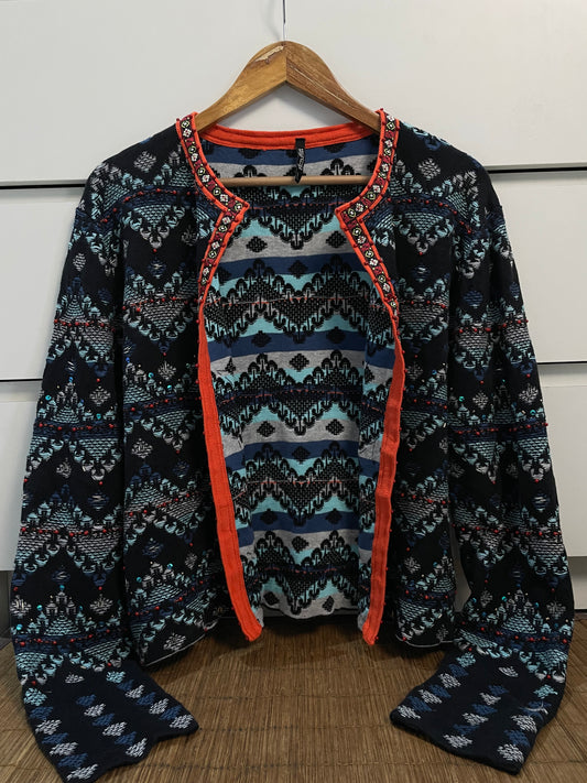 Embroidered Vintage Hand-Embroidered Shrug-Bust 38