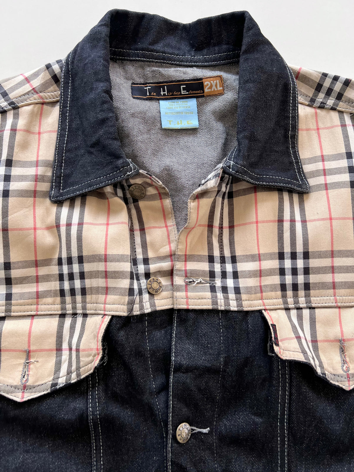 The Hip-Hop Elements Denim Vest-Bust 52