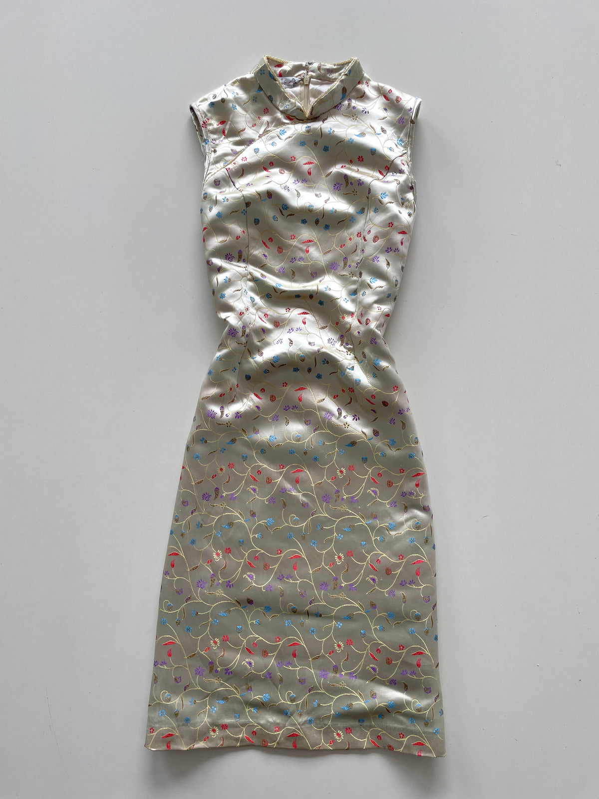 Vintage Quality Guarantee Jacquard Cheongsam-Bust 34