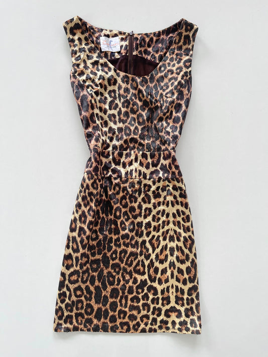 Cadrey Y2k Animal Print Dress-Bust 36