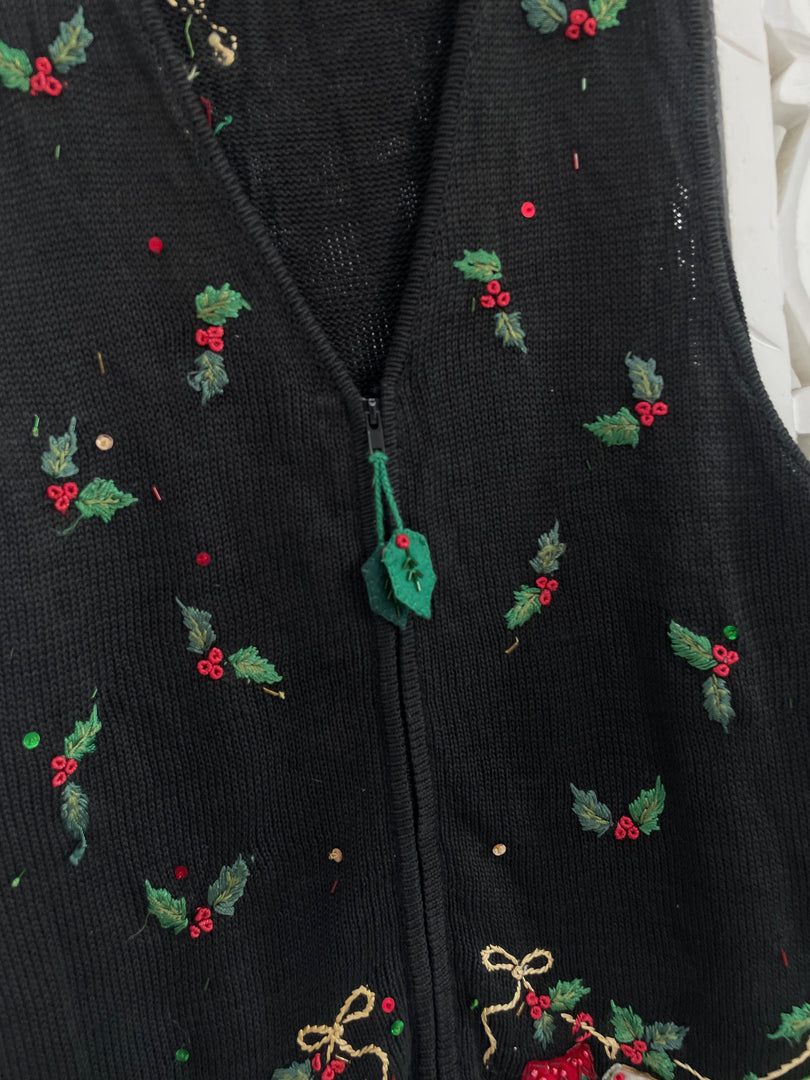 Heirloom Christmas Sweater Vest-Bust 44