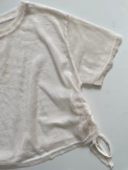 RUCHED SHEER TOP - BUST 38 TO 42