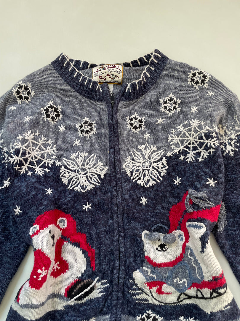 Heirloom Collectibles Embroidered Christmas Sweater-Bust 46