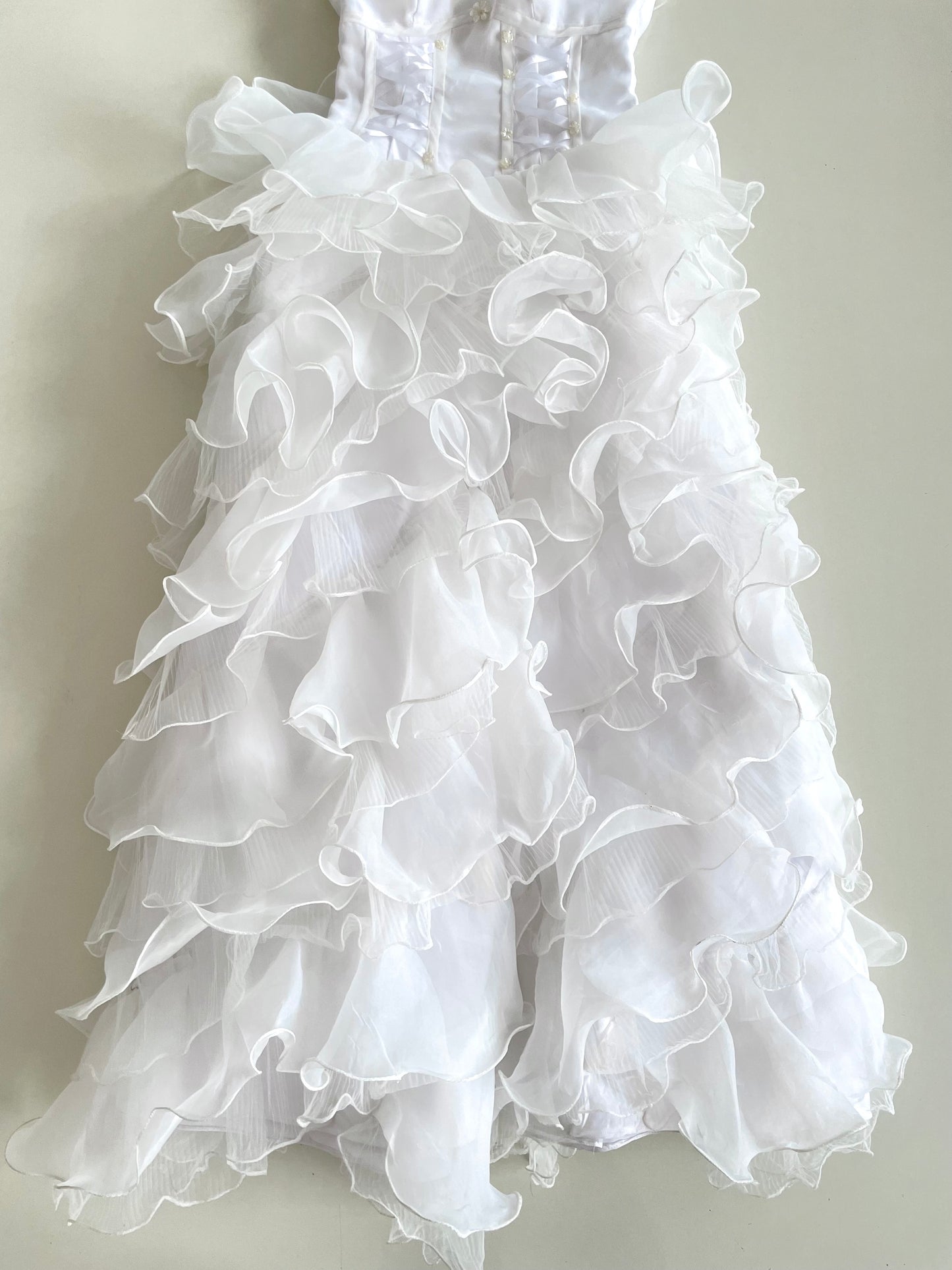 Fairycore Ruffle Dress-Bust 34