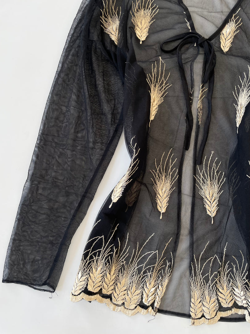 Superline Vintage Sheer Top-Bust 48 to 50