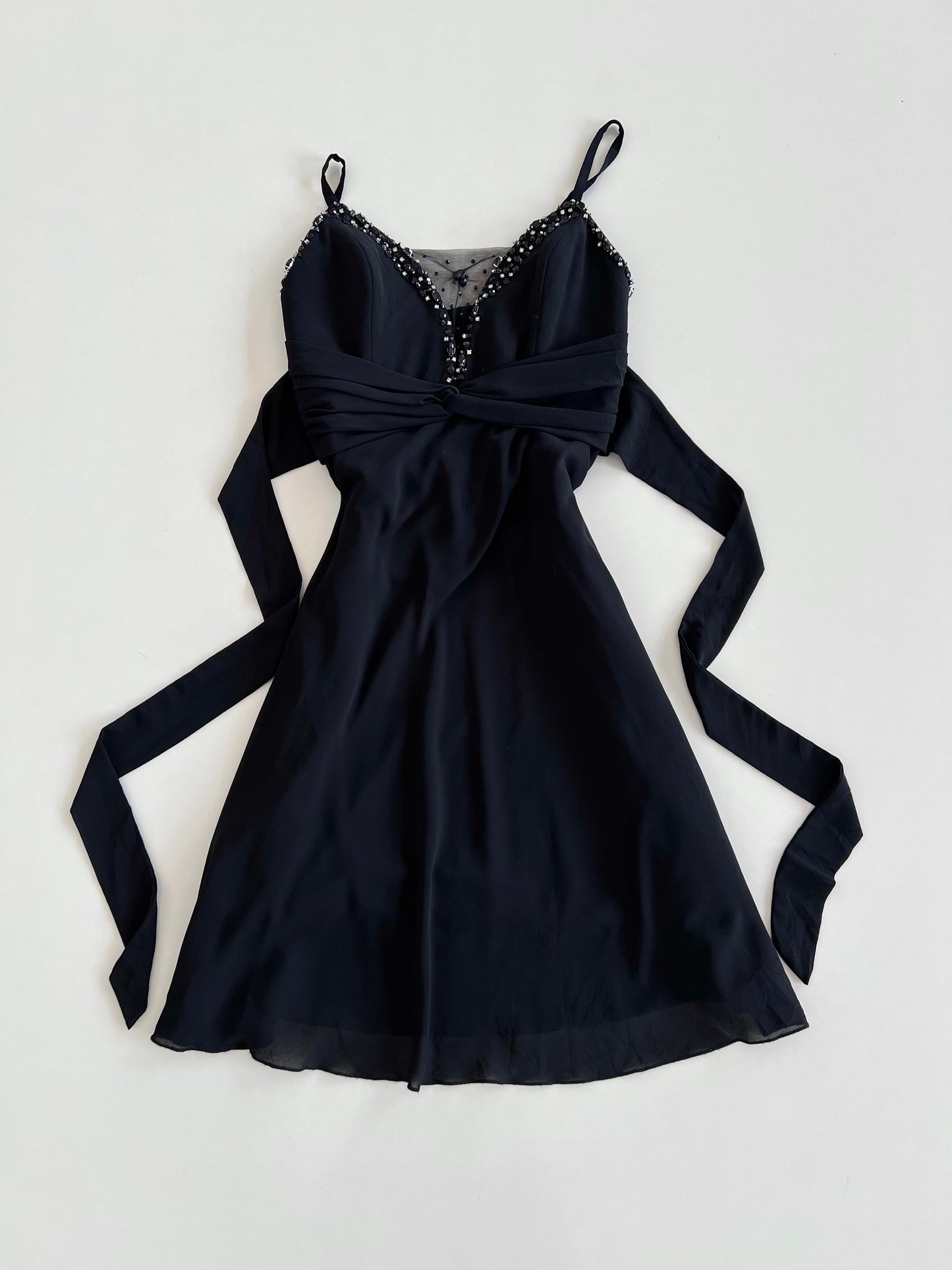 Vintage Embroidered Dress-Bust 34 to 36