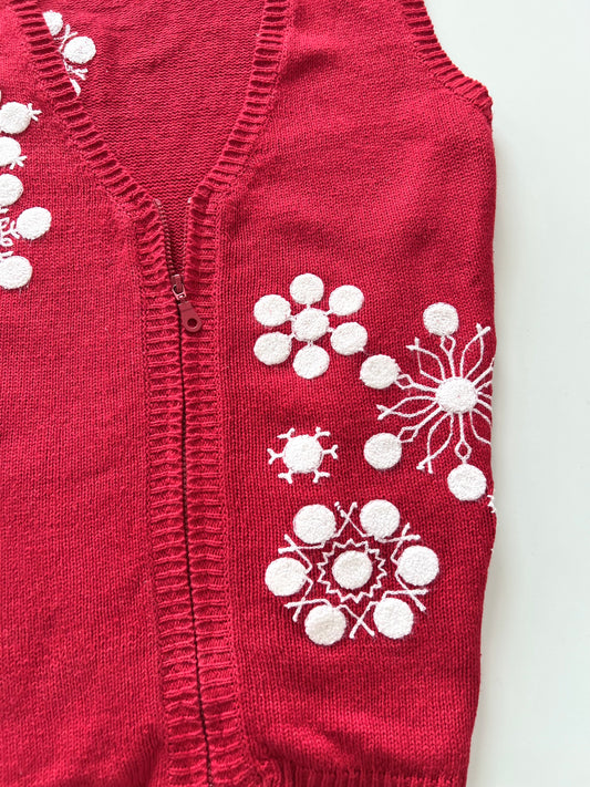 Holiday Editions Embroidered Zipper-Bust 44