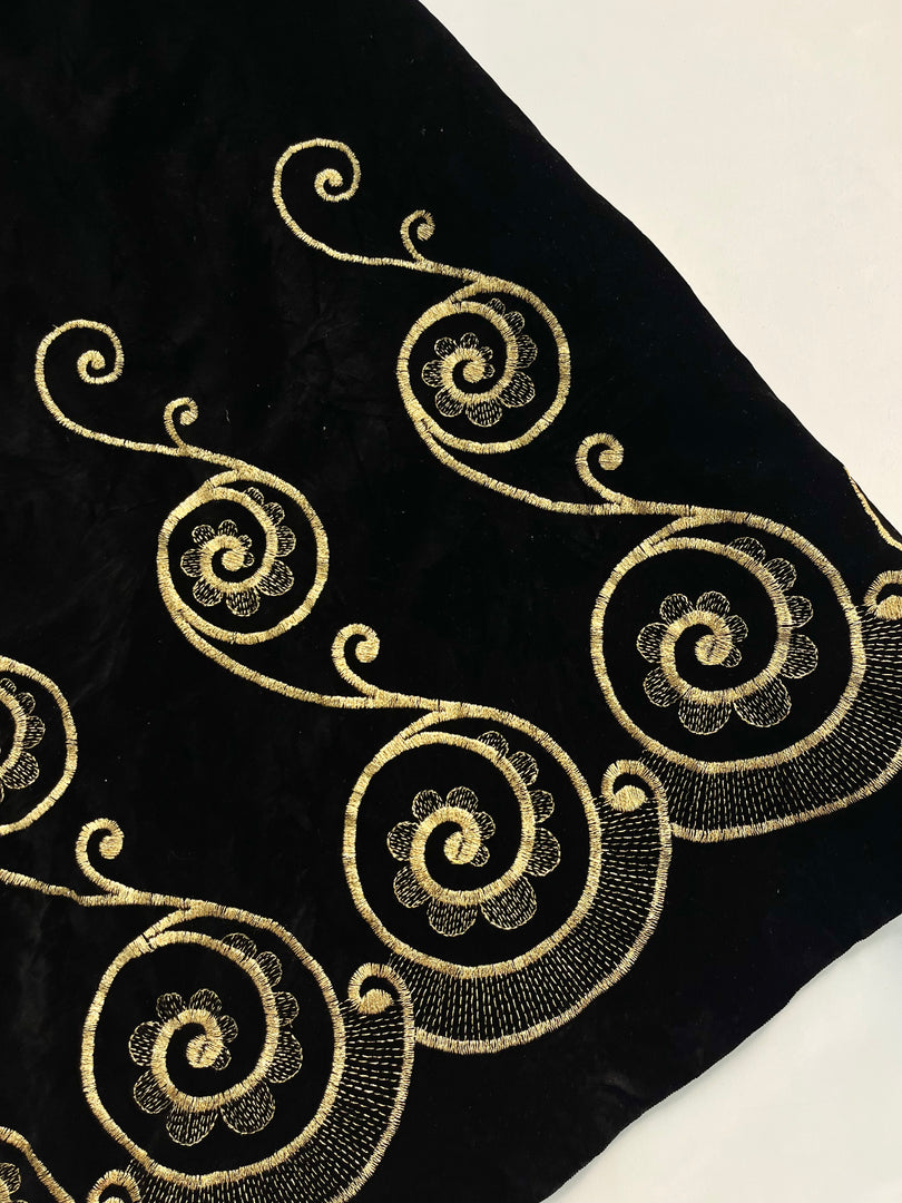 Chenille Embroidered Skirt-Waist 30