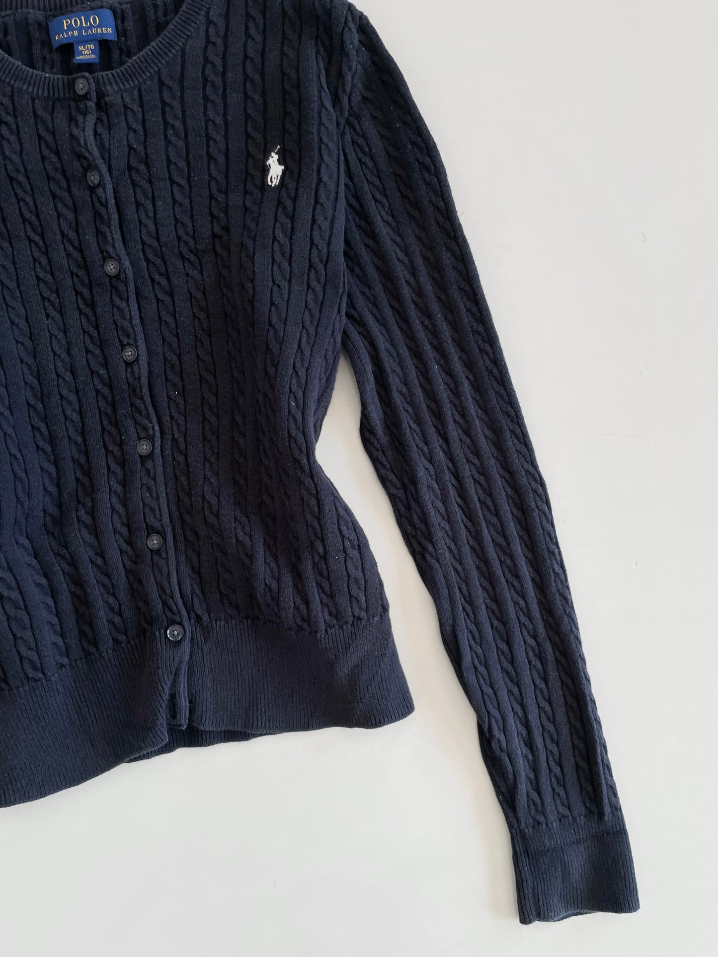 Ralph Lauren 100% Cotton Vintage Cardigan-Bust 36