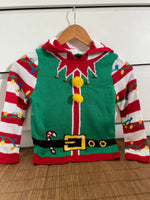 Load image into Gallery viewer, Kids' Hooded Christmas Sweater-Chest 26