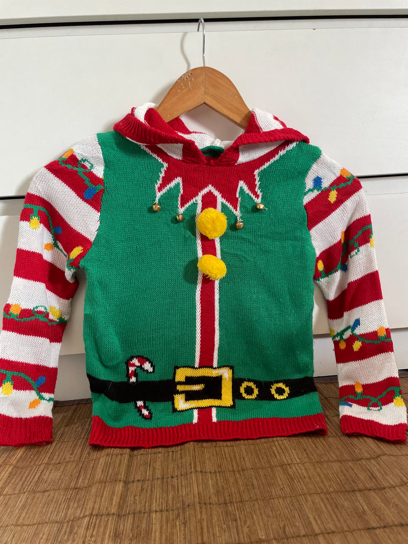 Kids' Hooded Christmas Sweater-Chest 26