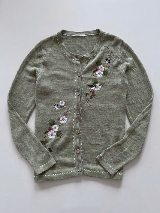 Embroidered Sweater-Bust 44