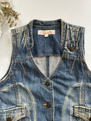 Denim Vest-Bust 32