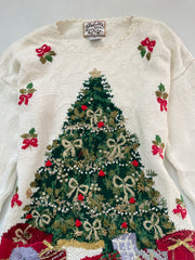 Heirloom Collectibles Embroidered Christmas Sweater-Bust 44