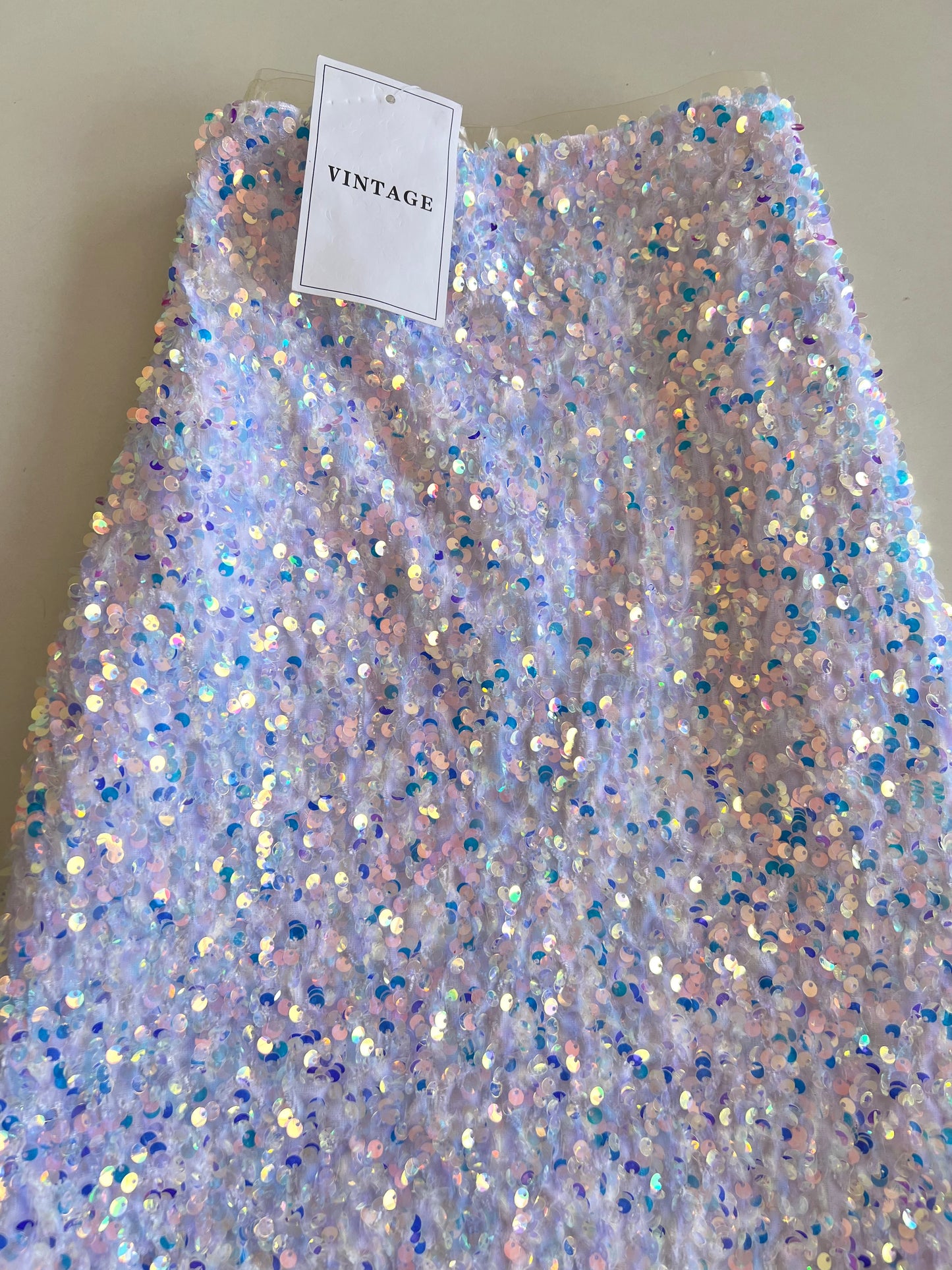 Yinuo One New Tagged Sequin Vintage Skirt-Waist 26