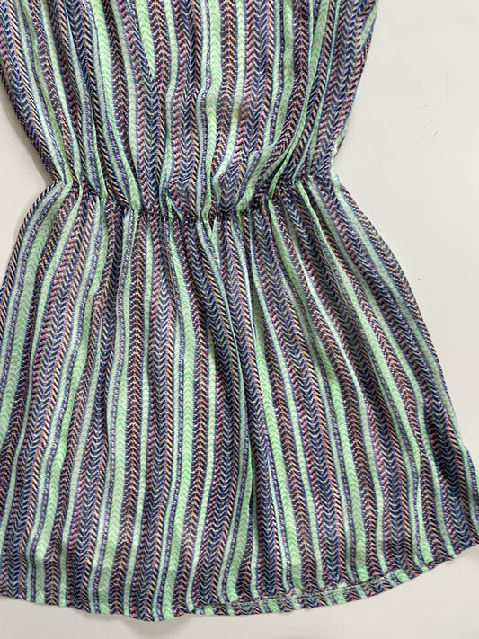 MULTICOLOUR STRIPED DRESS - BUST 38