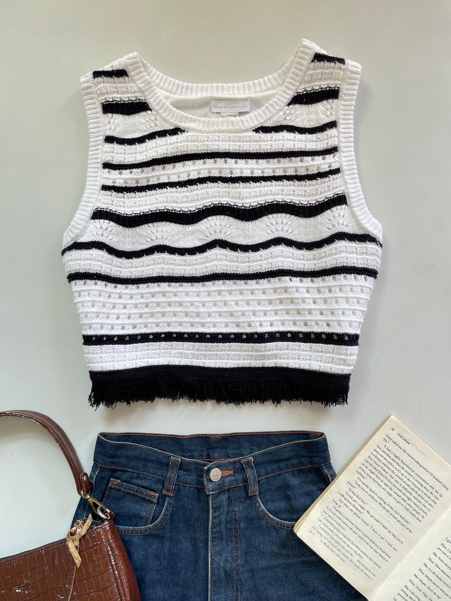 House of Harlow 1960 Chunky Sweater Vest-Bust 38