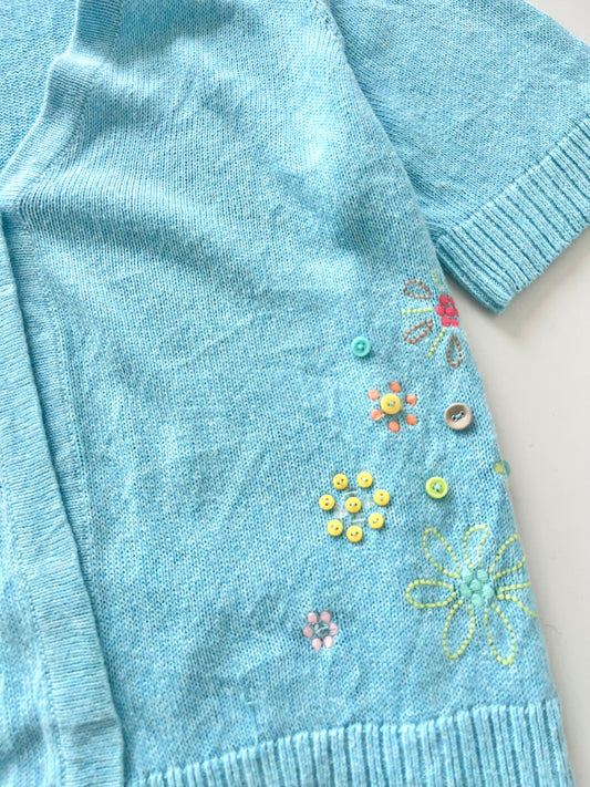 Christopher & Banks Embroidered Sweater-Bust 46