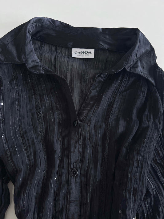 Canda Sequin Sheer Shirt-Bust 42 to 44