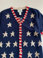 The Quacker Factory Vintage Embroidered Sweater Vest-Bust 42