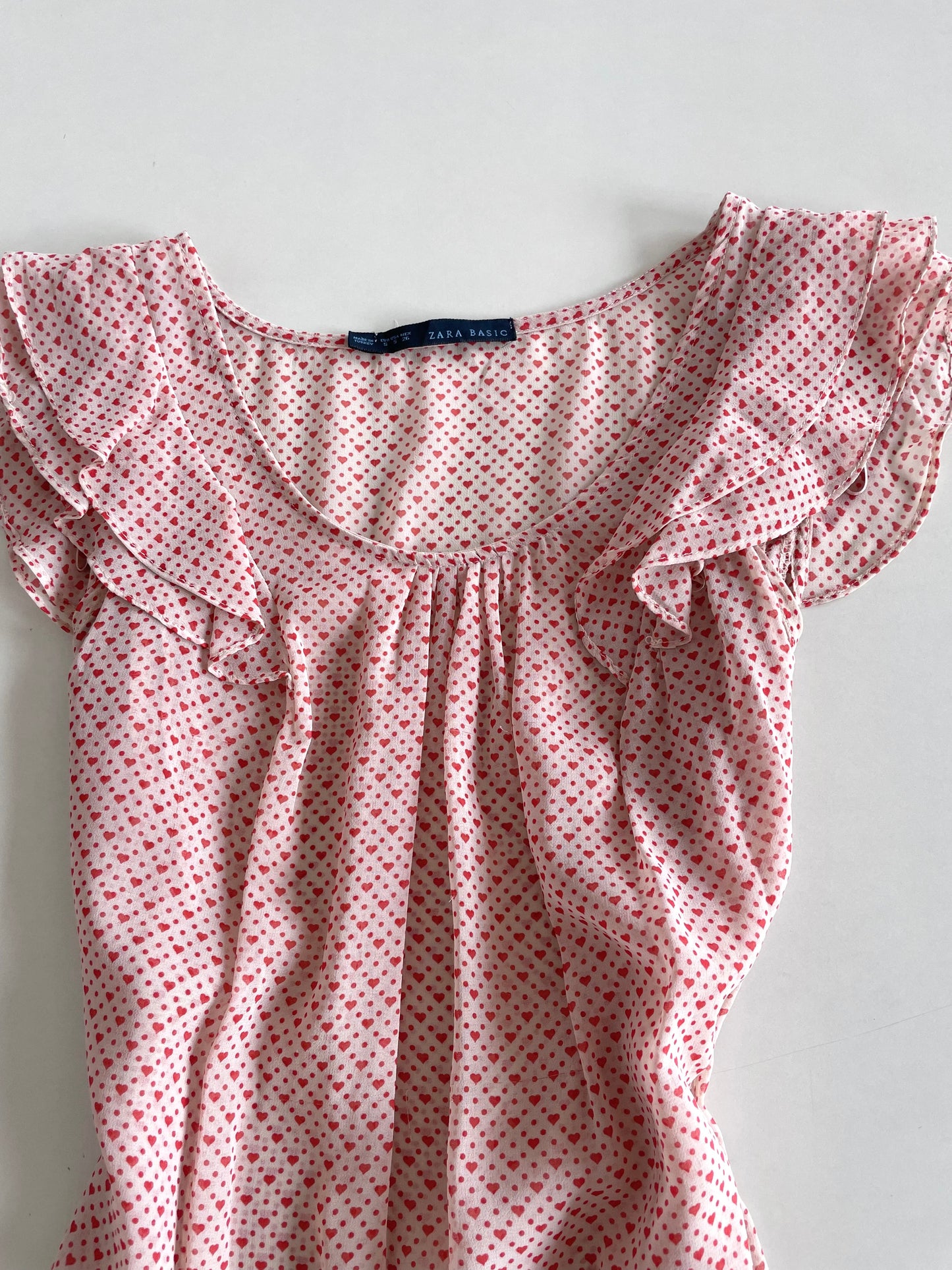 Zara Sheer Top-Bust 34