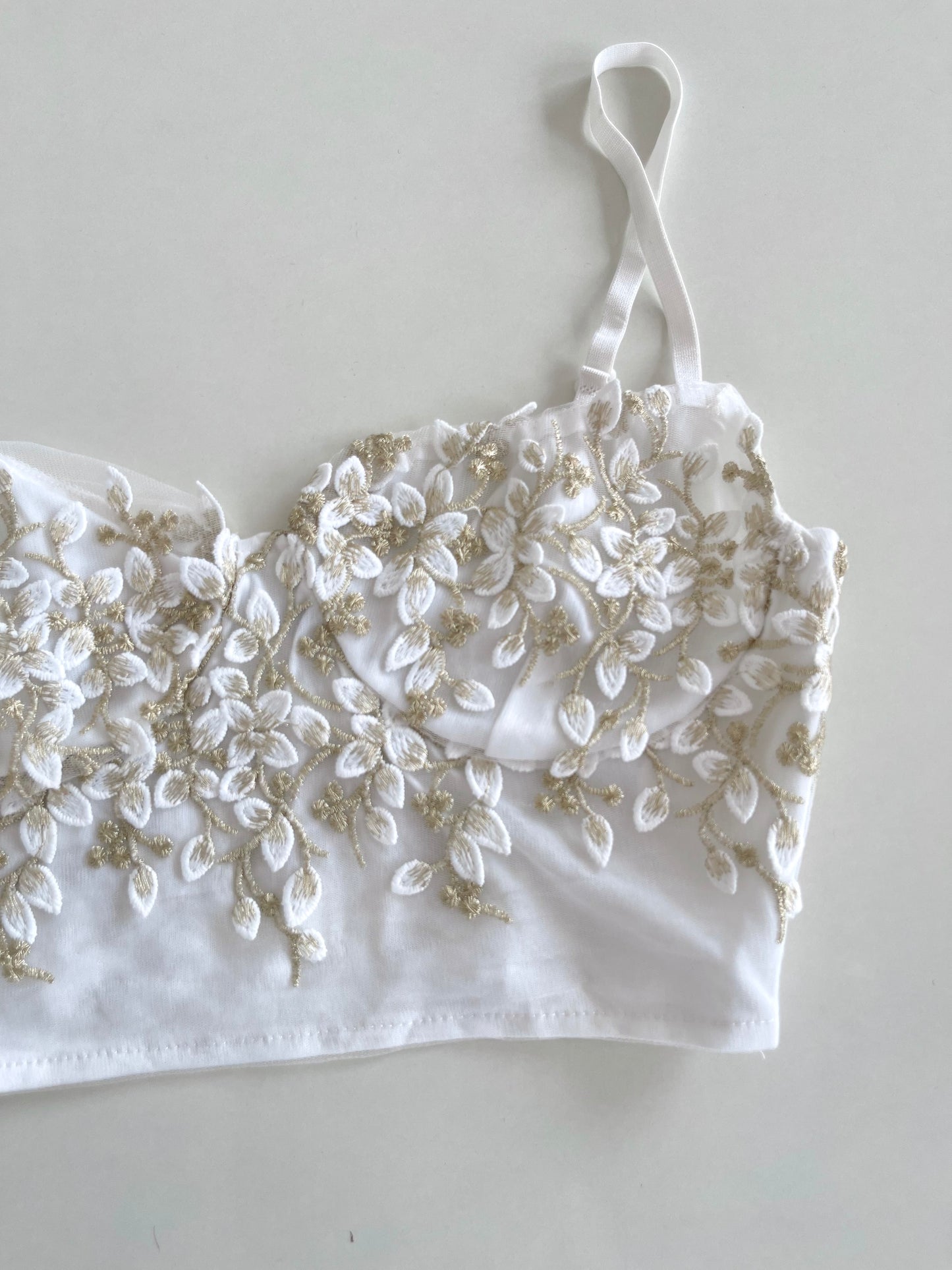 Embroidered Top-Bust 32