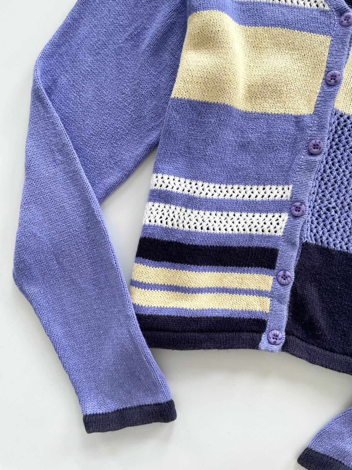 Christopher & Banks Embroidered Sweater Cardigan-Bust 44