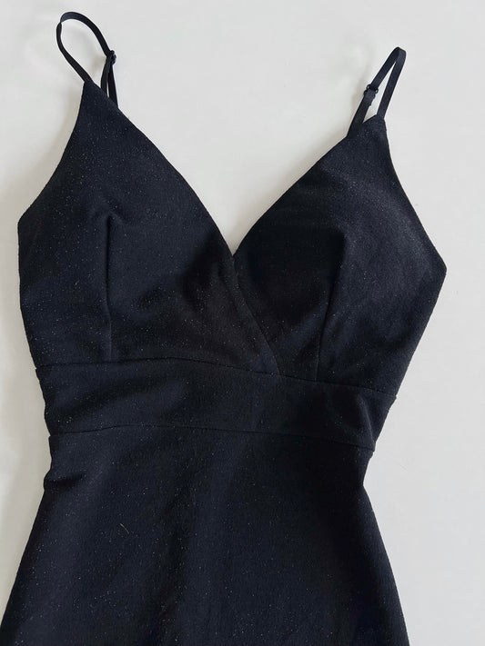 Black Shimmer Dress-Bust 32 to 34