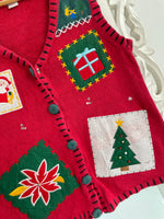 Load image into Gallery viewer, Christmas Sweater Vest-Bust 36

