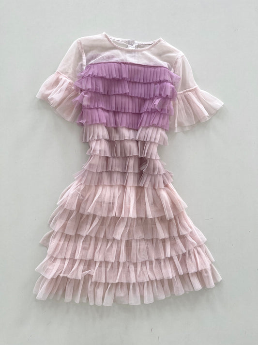 Y2k Ruffle Dress-Bust 32