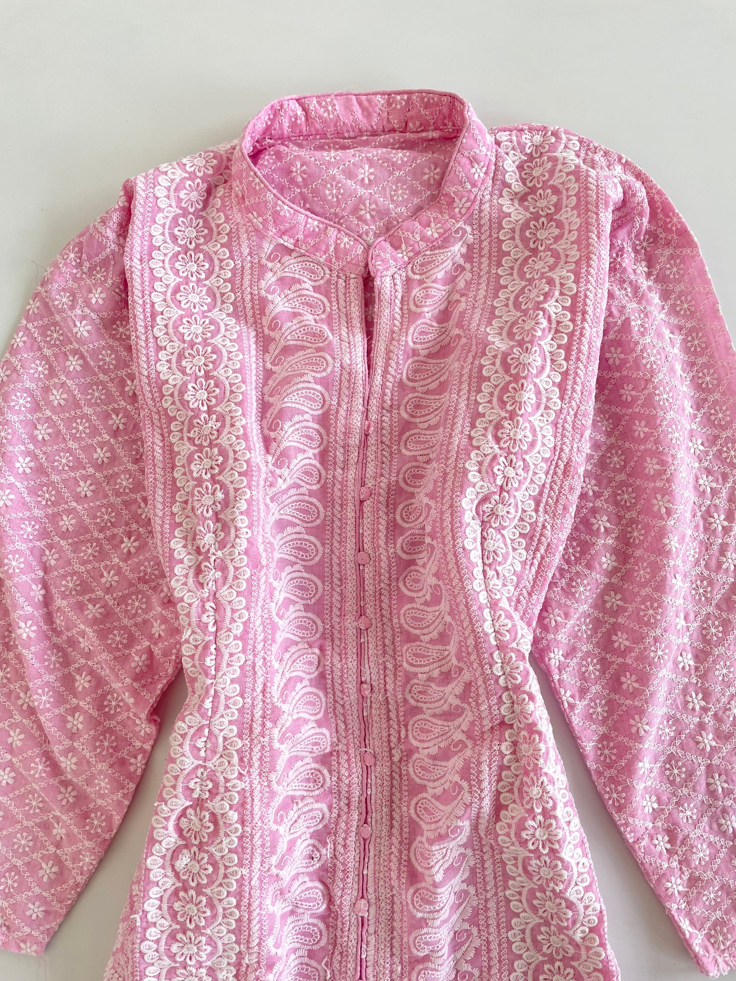 Embroidered Cotton Kurti-Bust 46