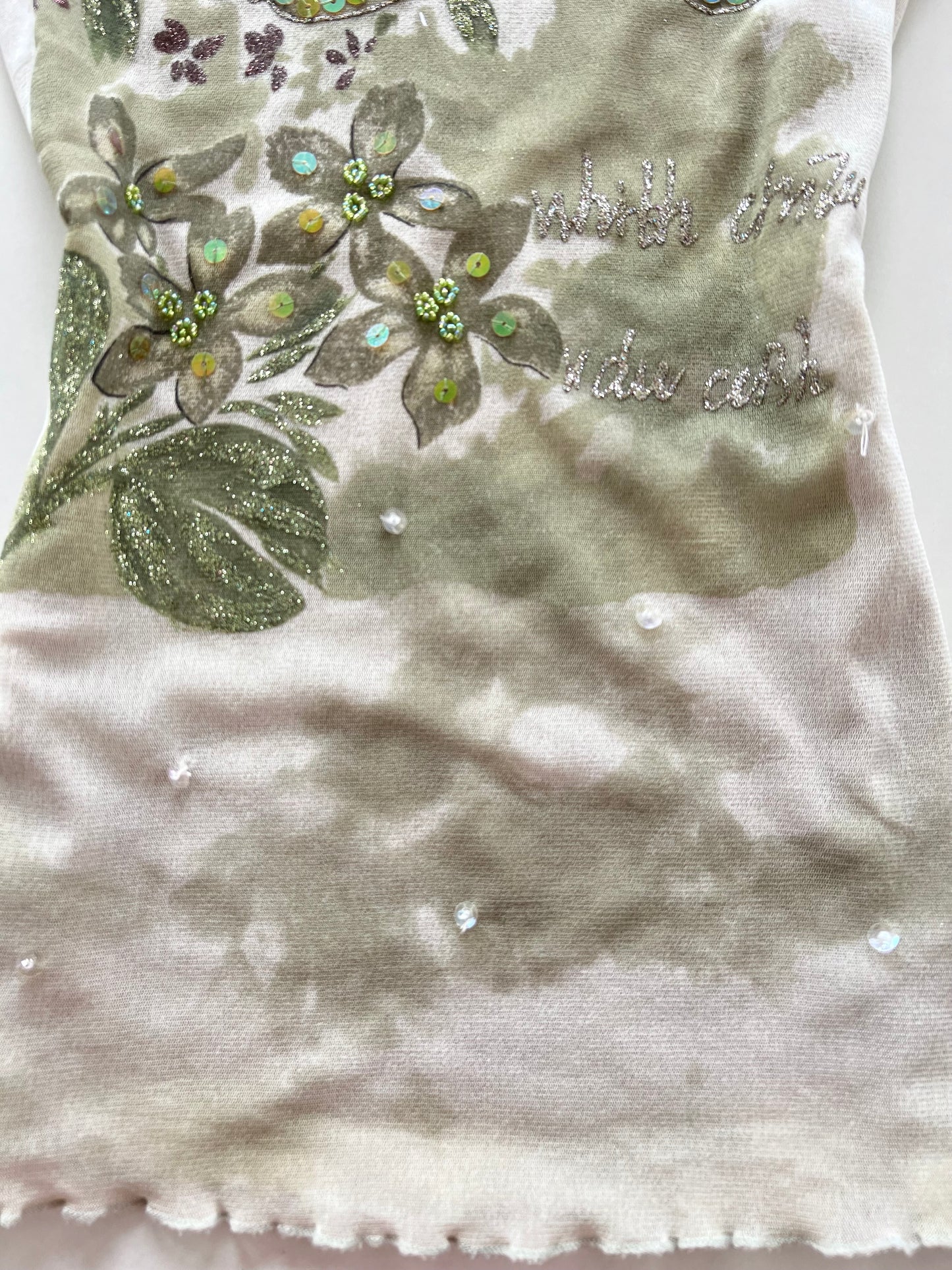 Yiya Brand Embroidered Y2k Top-Bust 32 to 34