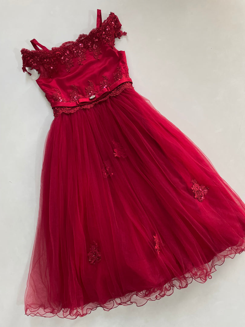Cherry Tulle Dress-Bust 32
