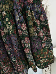 Vintage Jacquard Skirt-waist 26 to 32