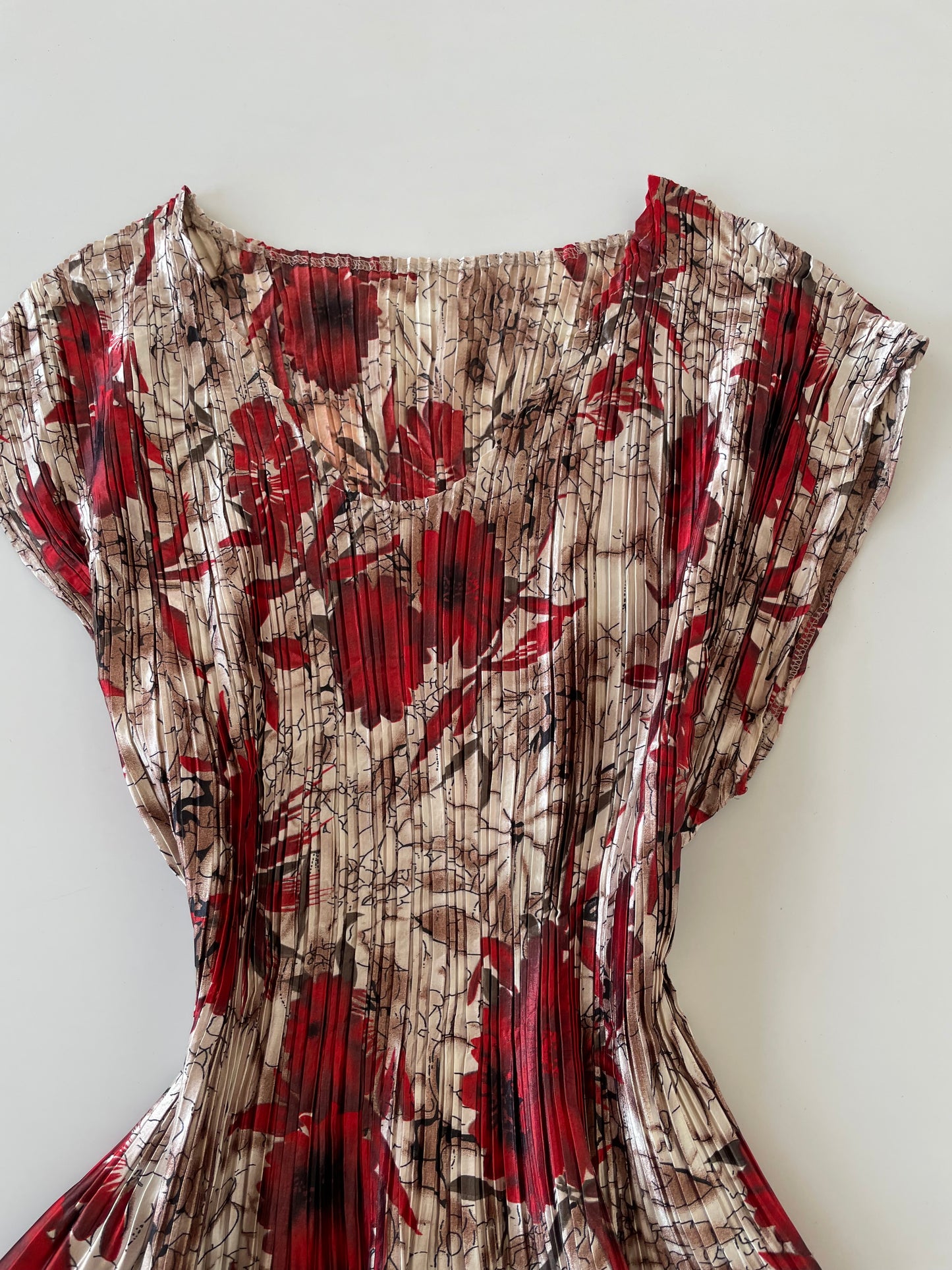 Vintage Pleated Top-Bust 32 to 36