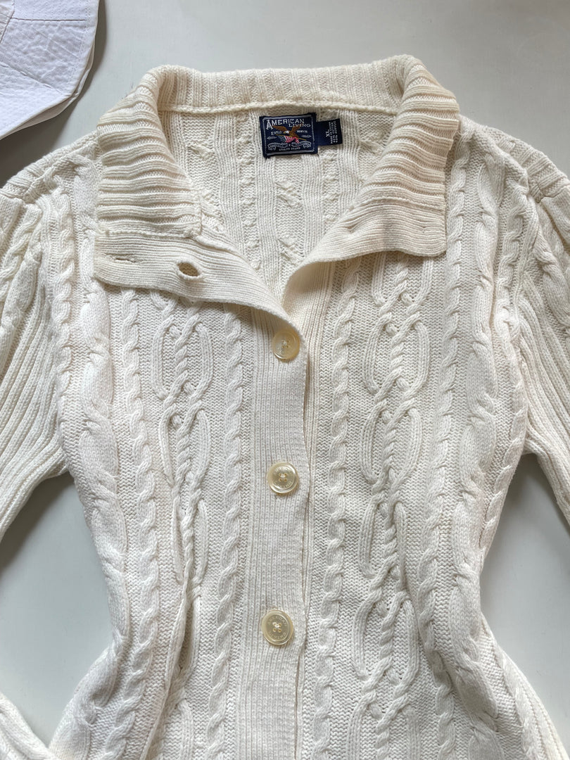 American Living Vintage Cable Knit Sweater-Chest 44 to 46