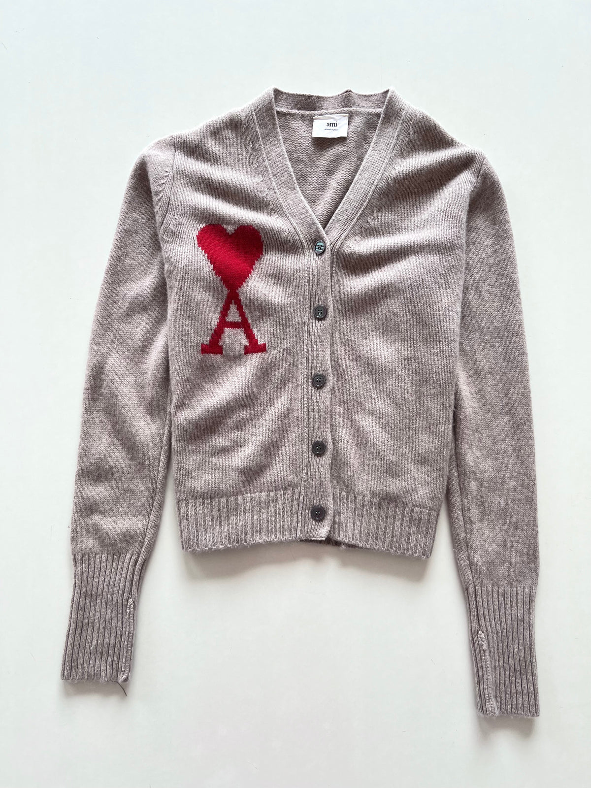 Ami 100% Wool Vintage Cardigan-Bust 46