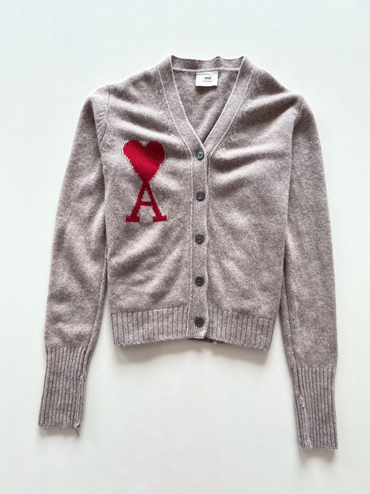 Ami 100% Wool Vintage Cardigan-Bust 46
