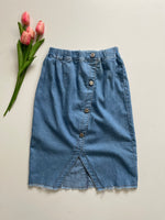 Load image into Gallery viewer, CHICKENBABY DENIM SKIRT - WAIST 24 to 26
