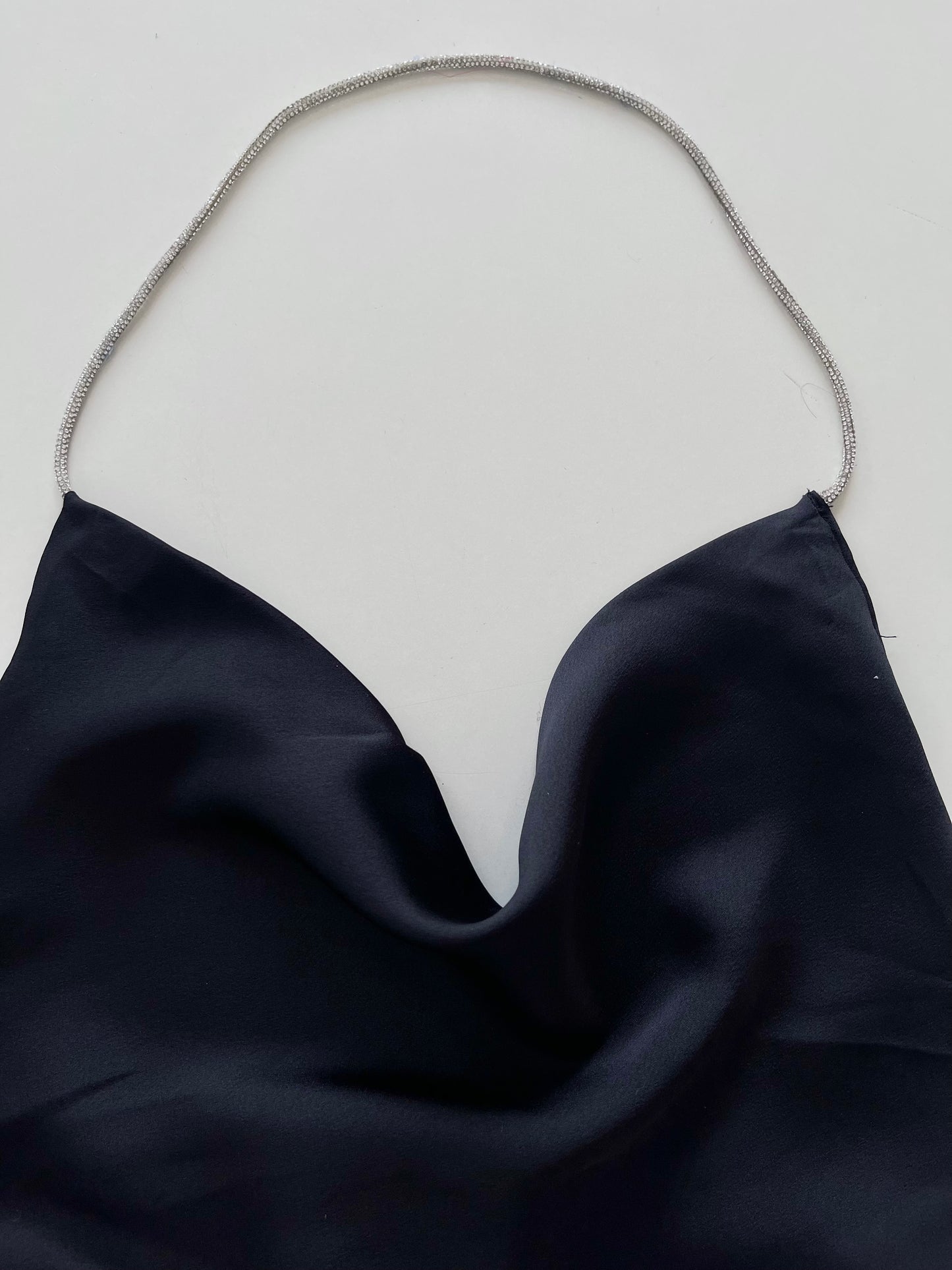 Cowl Neck Backless Top-Bust 28 to 30
