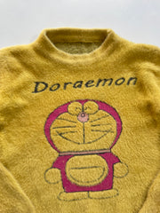 Doraemon Fuzzy Yellow Soft Sweater - Bust 30 to 32