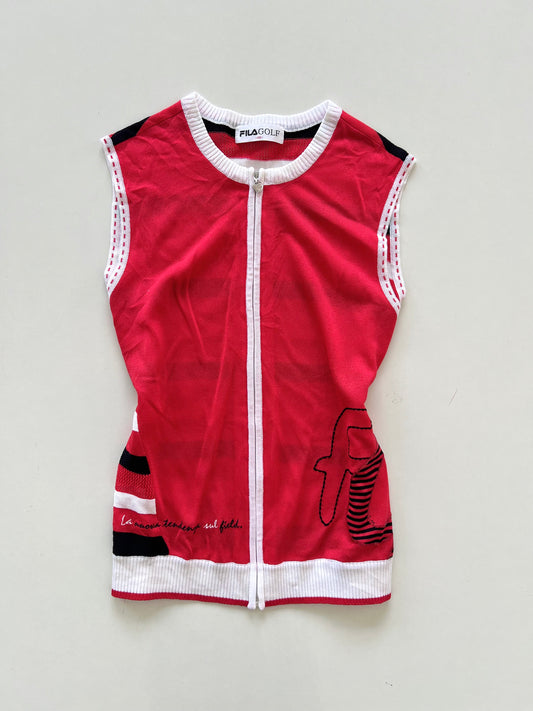 Fila Golf Vintage Zipper Vest-Bust 38