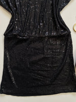 Load image into Gallery viewer, Sequin Black Dress-Bust 42 to 46
